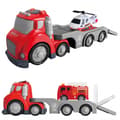 Miniatyrbillede 2 af 6: WOOPIE Rød brandvæsen City Truck med lyd- og lyseffekter