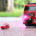 Miniatyrbillede 9 af 11: WOOPIE interaktiv brandbil med bevægelig stige