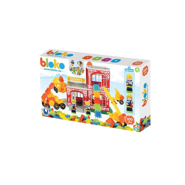 MOCHTOYS palokunnan siilitiilet – 100 kpl + 2 hahmoa