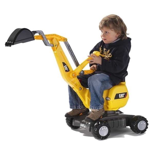 ROLLY TOYS Digger CAT - Gravemaskine Ridebar Gul