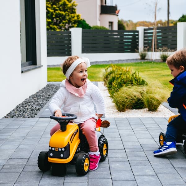 FALK JCB Orange Traktor med Trailer fra 1 år