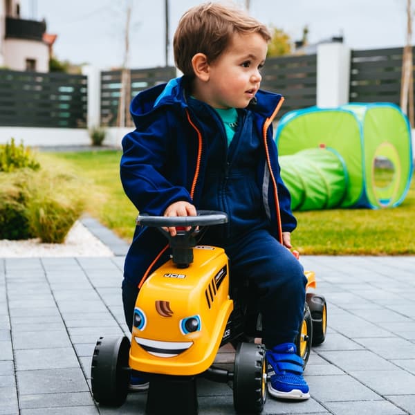 FALK JCB Orange Traktor med Trailer fra 1 år
