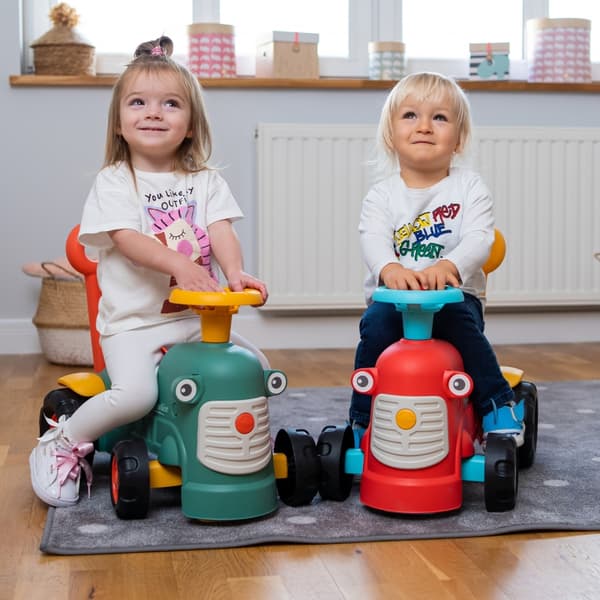 FALK Maurice Walking Tractor Grøn med opbevaring, Fra 1 år
