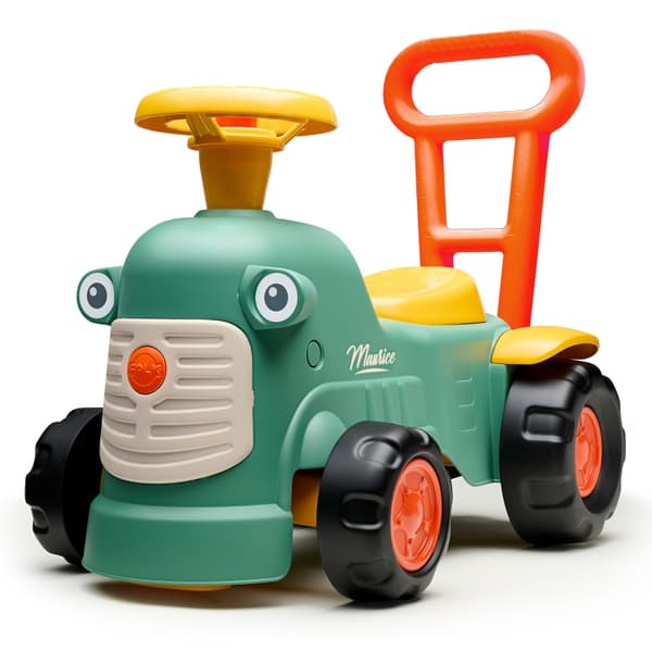 FALK Maurice Walking Tractor Grøn med opbevaring, Fra 1 år