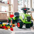 Miniatyrbillede 2 af 11: FALK Baby Claas Grøn Traktor med Trailer + Tilbehør fra 1 år