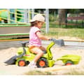 Miniatyrbillede 2 af 11: FALK Claas pedaltraktor med anhænger, læsser og skovl