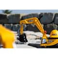 Miniatyrbillede 3 af 11: FALK JCB DIGGER gravemaskine – Roterende gul skovl, fra 3 år