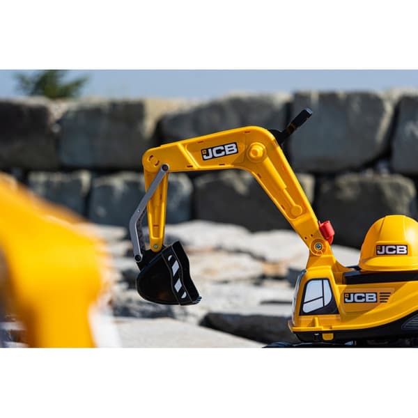 FALK JCB DIGGER gravemaskine – Roterende gul skovl, fra 3 år