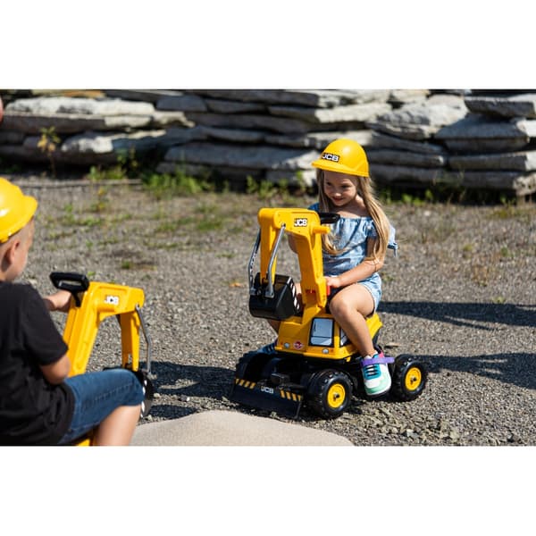 FALK JCB DIGGER gravemaskine – Roterende gul skovl, fra 3 år