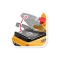 Miniatyrbillede 6 af 11: FALK JCB DIGGER gravemaskine – Roterende gul skovl, fra 3 år