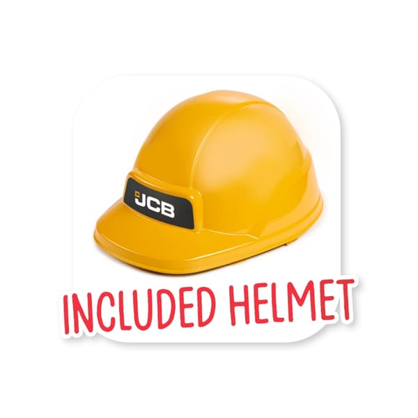 FALK Grävmaskin JCB DIGGER – Roterande Gul Skopa, Från 3 År