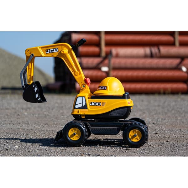 FALK JCB DIGGER gravemaskine – Roterende gul skovl, fra 3 år