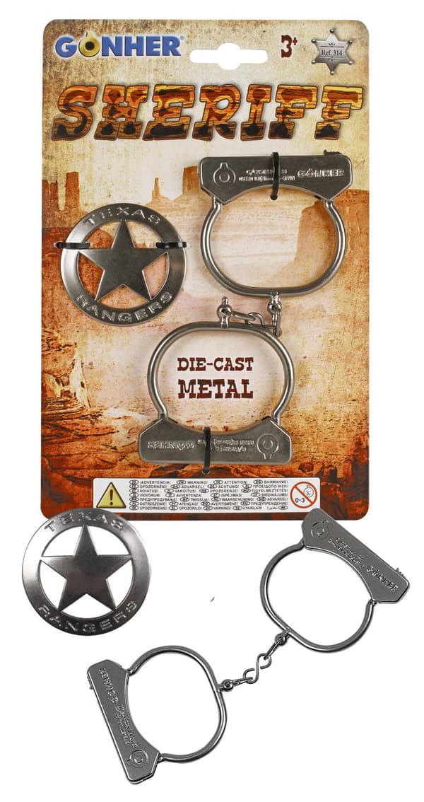 314/0 - Gonher Cowboy  -  Handbojor & Metallstjärna