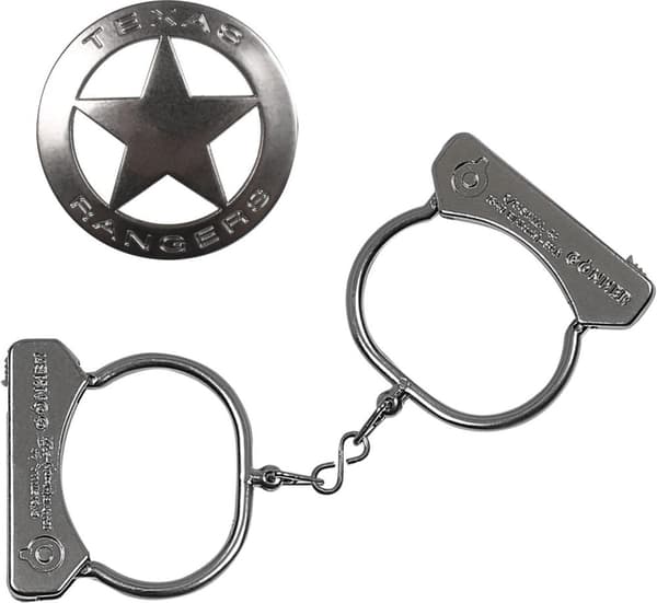 314/0 - Gonher Cowboy Handcuffs & Metal Star