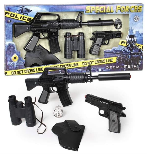 CAP GUN - 446/6 - Gonher Police Special Force Set