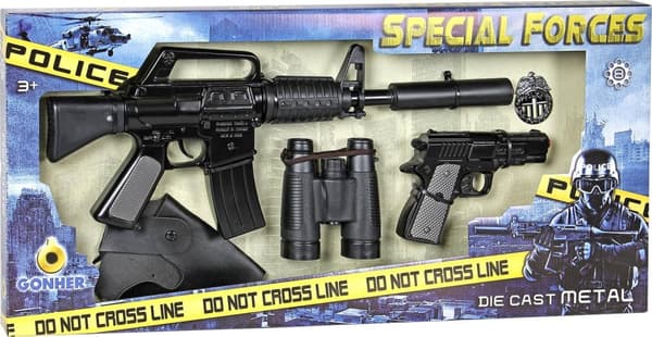CAP GUN - 446/6 - Gonher Police Special Force Set