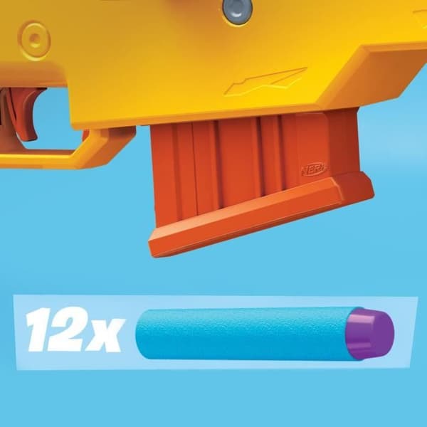 Nerf - Fortnite BASR-L - Bolt-On och Magazine Blaster, Inkluderar avtagbart sikte, 6-Dart Magazine - 12-Dart NERF - Elite