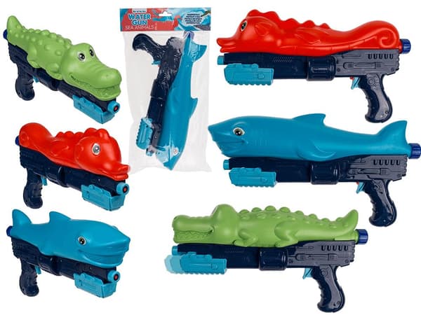 2-Pak Vannpistol Dyr - Pistol - Vannlek - Rommer ca 750 ml