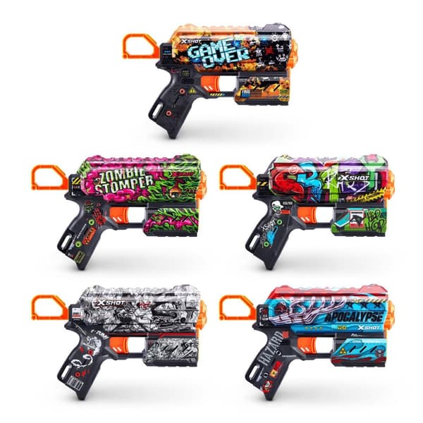 Zuru X-Shot skins flux Dart Blaster sis. 8 nuolet