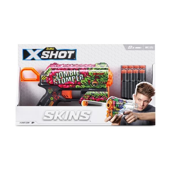 Zuru X-Shot skins flux Dart Blaster inkl. 8 pile