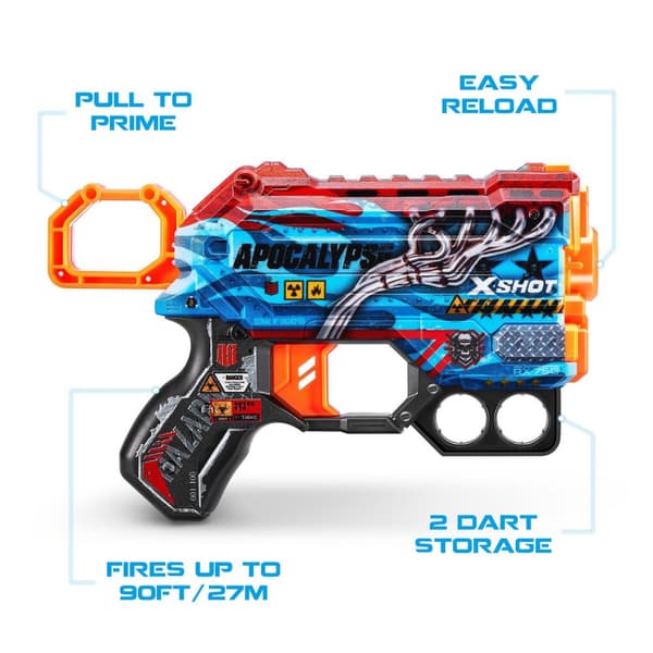 Zuru X-Shot skins truer dartblaster med 8 pile