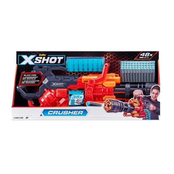 Zuru X-Shot Excel Crusher Foam Dart Blaster inkl. 48 Pilar