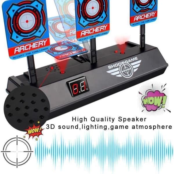 Digital Target Auto Reset Toy nerf elektronisk mål PR GAME foam dart Series