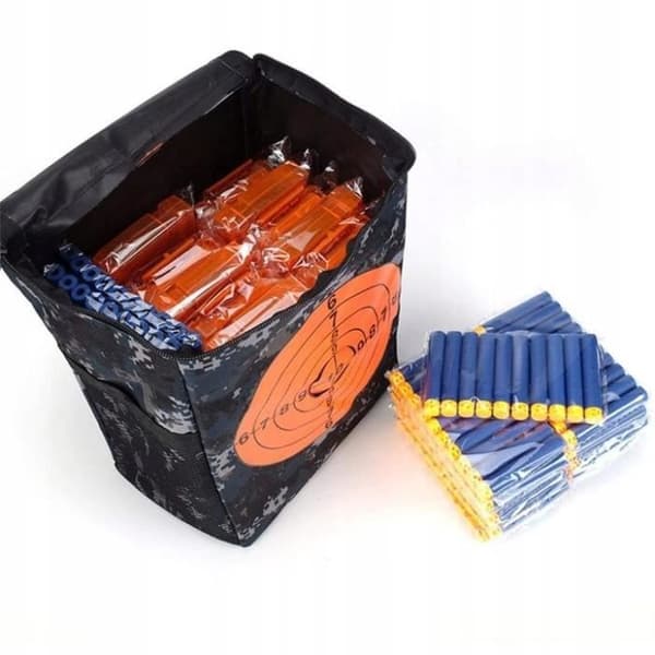 Målväska för Nerf launchers - Spinel - för Hasbro nerf - Svart/Orange - Tyg