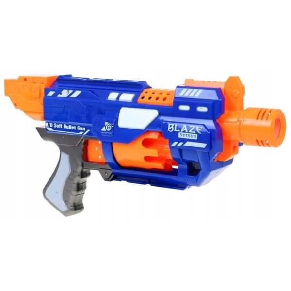 Mjukpilar launcher - Blaze Storm - ZMI.ZC7033 - Halvautomatisk - 10 pilar - Blandat