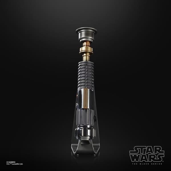 Obi-Wan Kenobi Force FX Elite Ljussabel med LED och ljudeffekter, Cosplay för vuxna, Star Wars The Black Series,