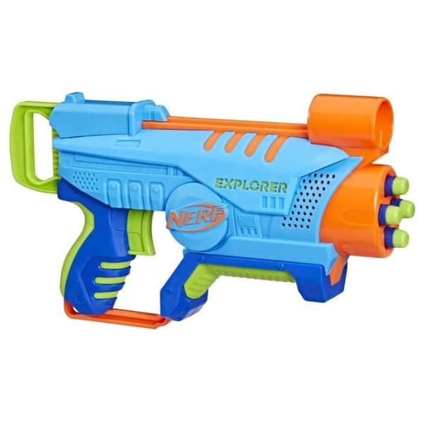 Nerf Elite Junior - NERF - Explorer Easy-Play - 8 pilar ingår - För barn från 6 år och uppåt