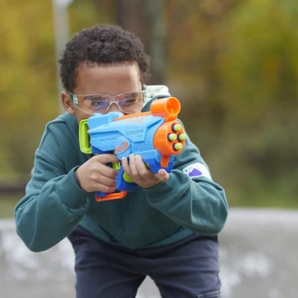 Nerf Elite Junior - NERF - Explorer Easy-Play - 8 pilar ingår - För barn från 6 år och uppåt