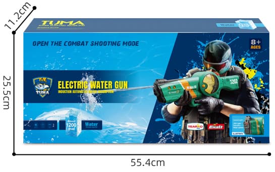 Tuna Sports Elite Wake i5 elektroniskt Vattenpistol Röd