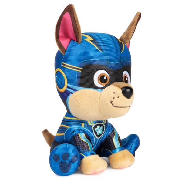 PAW PATROL Mighty Pups Movie plush Chase, 15 cm