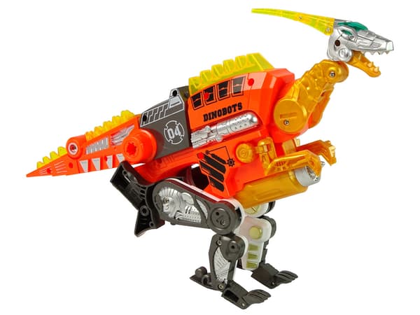 Dinobots 2 in 1 Dinosaur Shotgun Orange Velociraptor Shield