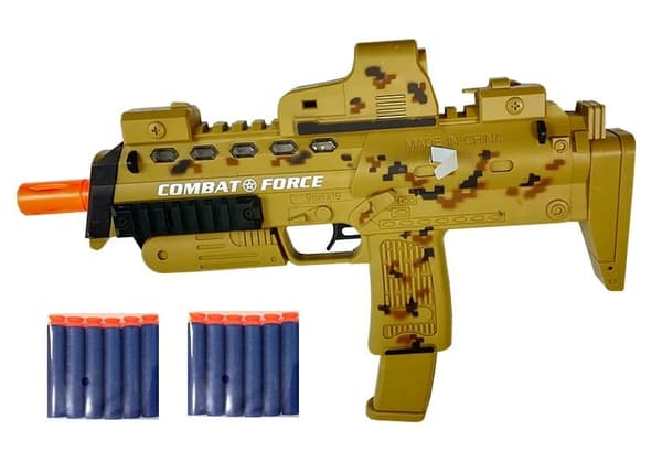 Military Toy Set Soft Bullet Pistols Glock MP7