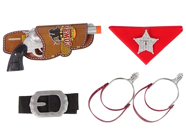 Cowboy Sheriff -haulikkorevolverisetti