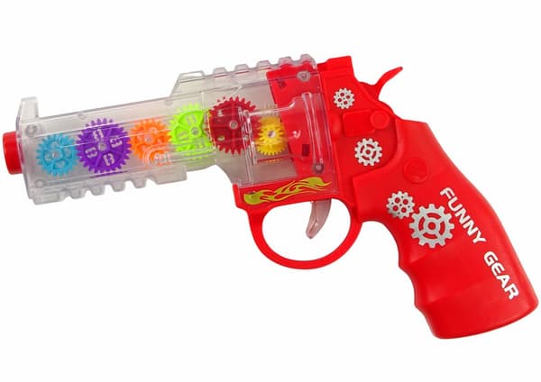 Pistol Farverige Lys Lyder Rød