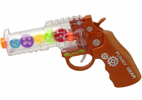 Pistol Farverige Lys Lyder Brun