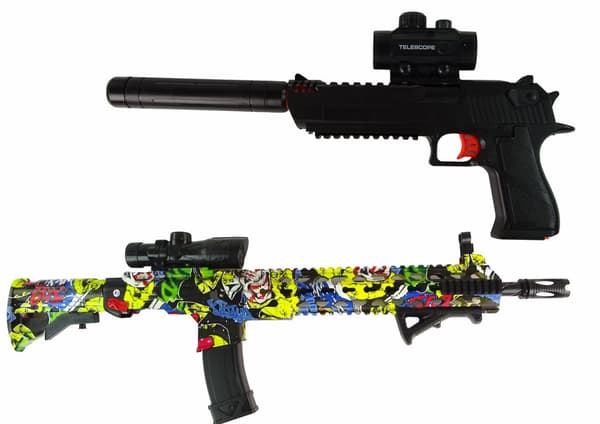 Rifle Vandkuglepistol tilbehør Farverigt