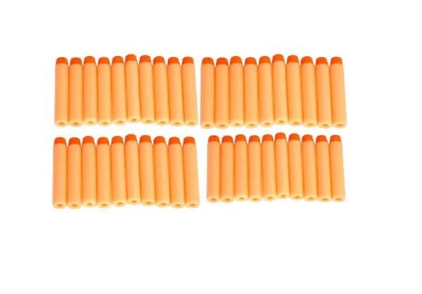 Kivääriase Foam Darts -heittoon kilpeillä