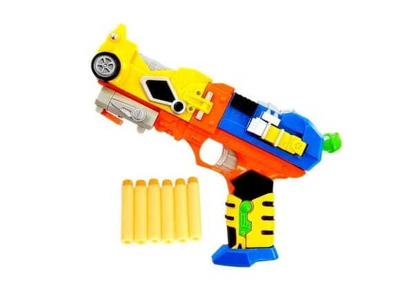 Foam Dart Gun Robot 2i1 maske