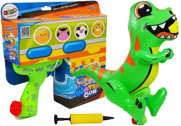 Dinosaur stor oppustelig vandpistol