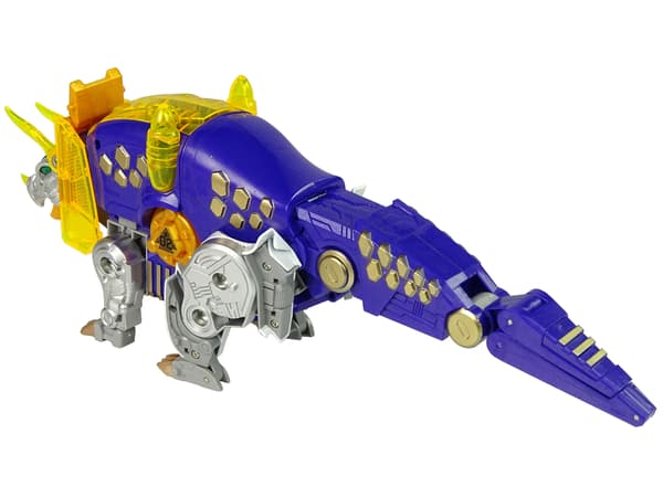 Dinobots 2in1 Dinosaur Dart Gun Lila Triceratops Shield