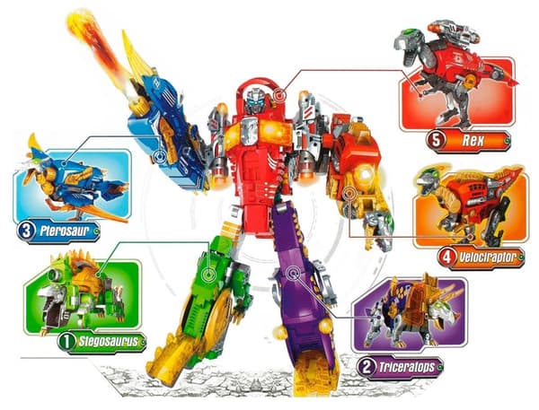 Dinobots 2in1 Dinosaur Dart Gun Lila Triceratops Shield