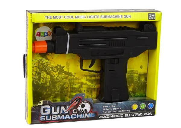 Pistol Sort til børn Vibrationslyd