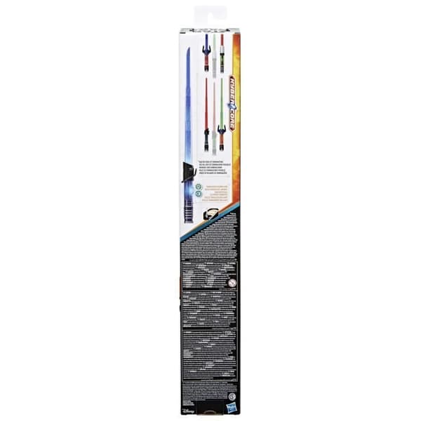 Mandalorian elektronisk ljussabel Svart sabel, Star Wars Lightsaber Forge Kyber Core, barnleksaker, 4 år