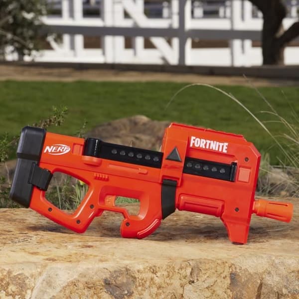Nerf Fortnite Compact SMG, Motorized Dart Blaster, Ultra Red Coating, 8-Dart Internal Magazine, Inkluderar 8 Dart