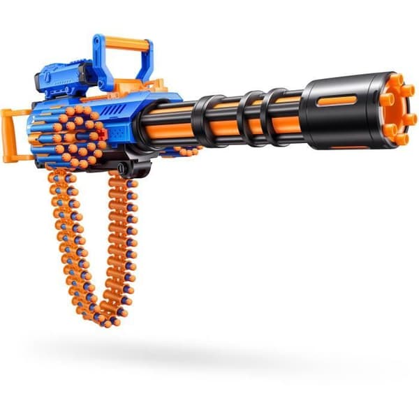 Motoriserad blaster - ZURU - X-SHOT Rage Fire - 40 dartar - Stativ inkluderat - Räckvidd 27 m