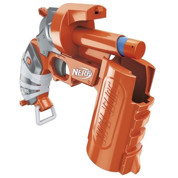 NERF - Fortnite - Flare Dart Blaster - 3 Nerf Mega AccuStrike Dart - Primerhandtag